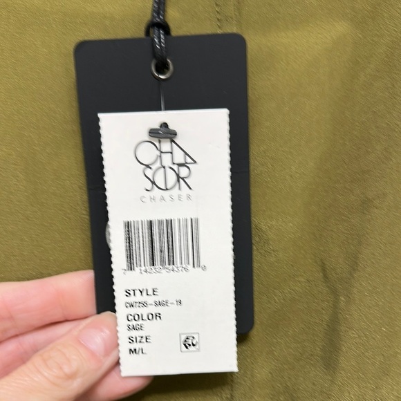 Chaser Olive Green Duster kimono NWT - Picture 3 of 4